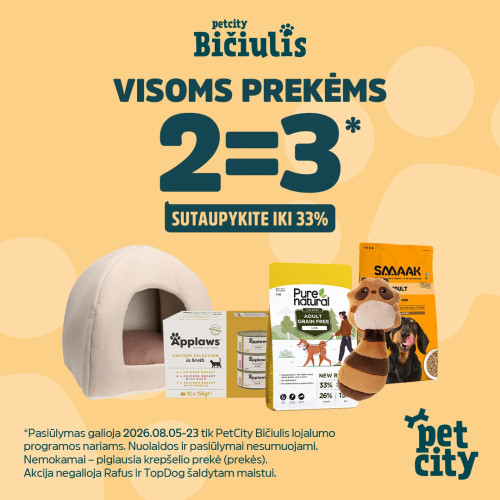 PET CITY | 2=3 visoms augintinių prekėms